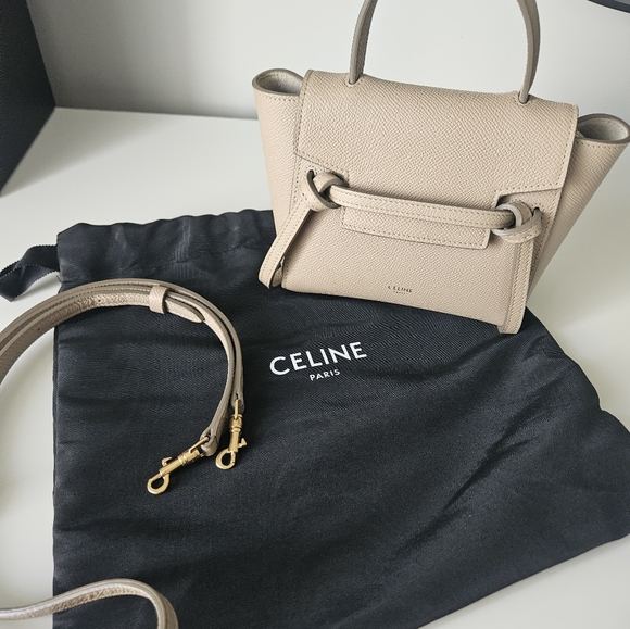 Celine Pico Belt Bag in Light Taupe - Picture 5 of 10